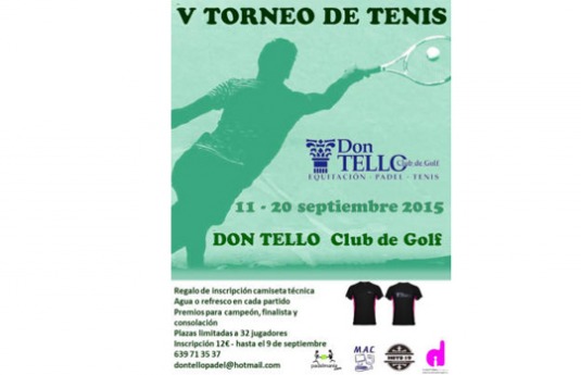 V Torneo de Tenis Don Tello