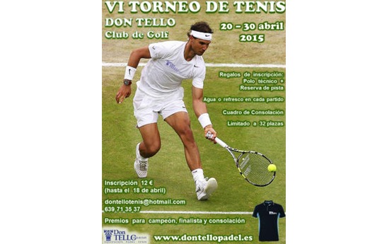 Alejandro García vencedor del IV Torneo de Tenis Don Tello