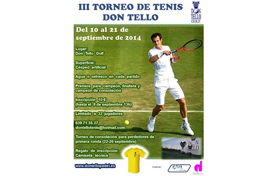 III Torneo de tenis Don Tello