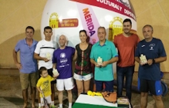 Resultados finales XXXIII Torneo de Tenis de Mérida
