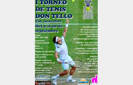 I Torneo de Tenis Don Tello