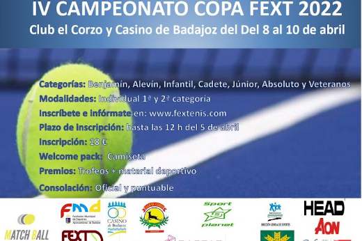 Copa FExT en el Club El Corzo y el Casino de Badajoz