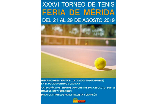 XXXVI Torneo de Tenis Feria de Mérida