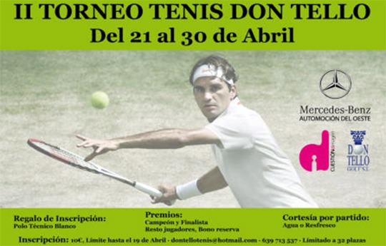 II Torneo de Tenis Don Tello