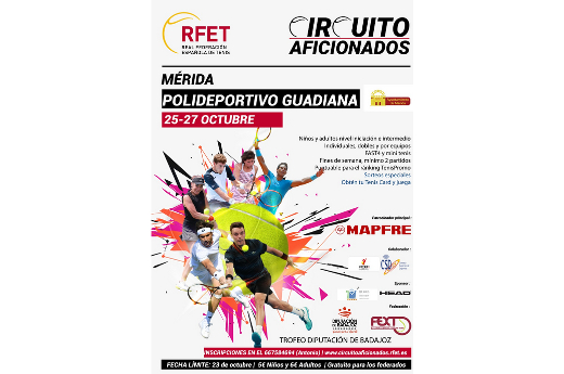 Torneo del Circuito de Aficionados en Mérida