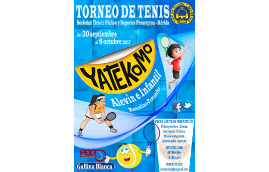 Torneo de tenis Alevín e Infantil en el Tiro Pichón